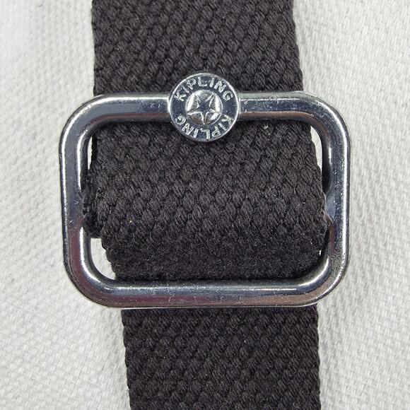 KIPLING WOMEN'S BLACK ALVAR NYLON CROSSBODY BAG – WATER RESISTANT - NO CHARM - Picture 9 of 14